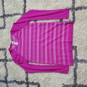 Fushia Long Sleeve Champion Top Size XSM